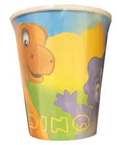 Dino bekers karton 8-stuks