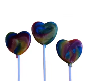 Swirl Pops  lolly in regenboog kleuren