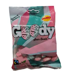Halal snoepjes roze-blauw per zakje 90 gram