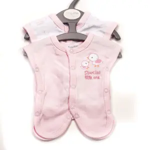 Prematuur (ziekenhuis) hemdjes roze 2 stuks voor baby's van 0,5 - 1 kg