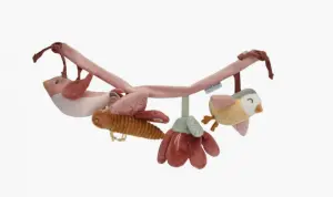Wagenspanner met vogel, vlinder en bloem Butterfly