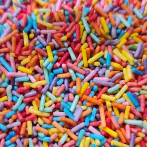 Chocolade hagelslag gekleurd 150 gram