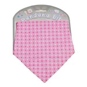 Soft Touch bandana roze met stippen