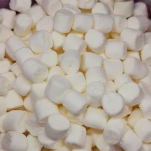 Mini marshmallow spekjes kleur wit 100gram