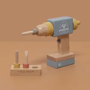 Houten boormachine Little Dutch