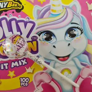 Unicorn fruitlolly mini per stuk