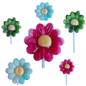 Bloemenlolly: Een Vrolijke Traktatie Vol Smaak & Kleur! 🌸🍭20gr prijs per stuk.