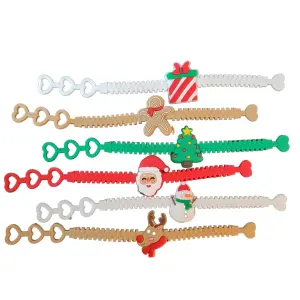 Kerst armbandjes siliconen