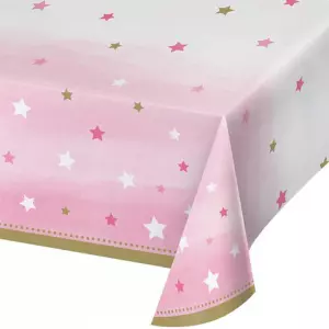 Tafelkleed Twinkel Twinkel star roze