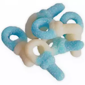 Snoep speentjes blauw (gesuikerd) - per stuk