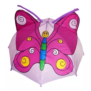 3D kinderparaplu - vlinder