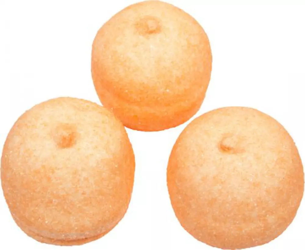 Oranje Marshmallow Spekbollen - Sinaasappelsmaak - Perfect voor Feestelijke Traktaties!  5 stuks