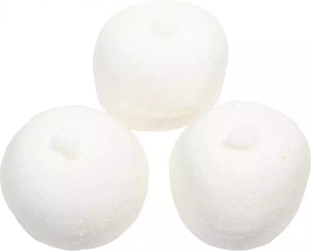 Witte Marshmallow Spekbollen - Perfect voor Traktaties en Decoraties! 5 stuks