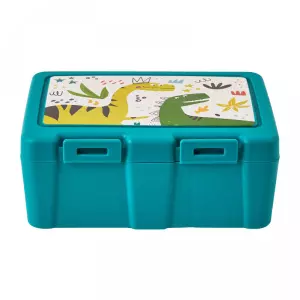 Lunchbox groen met Dino's