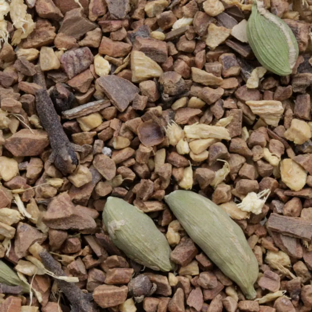 Chai Spices Thee: Een Verwarmend Specerijenbrouwsel 50 gram Biologisch 