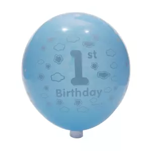 Ballon 1 jaar blauw