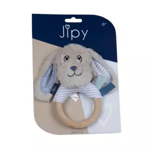 Jipy rammelaar hond blauw