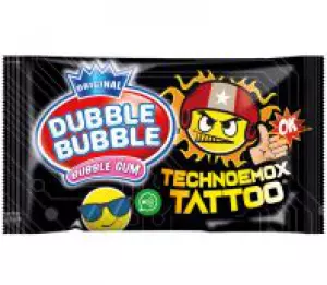 Dubbel bubble gum emoji kaugom voor extra grote bellen