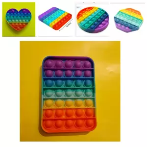 Rainbow POP-IT- 5 verschillende regenboog vormen
