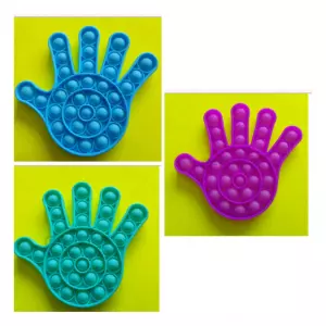Pop-it Bubble pop prijs per stuk - Hand - 3 verschillende kleuren  