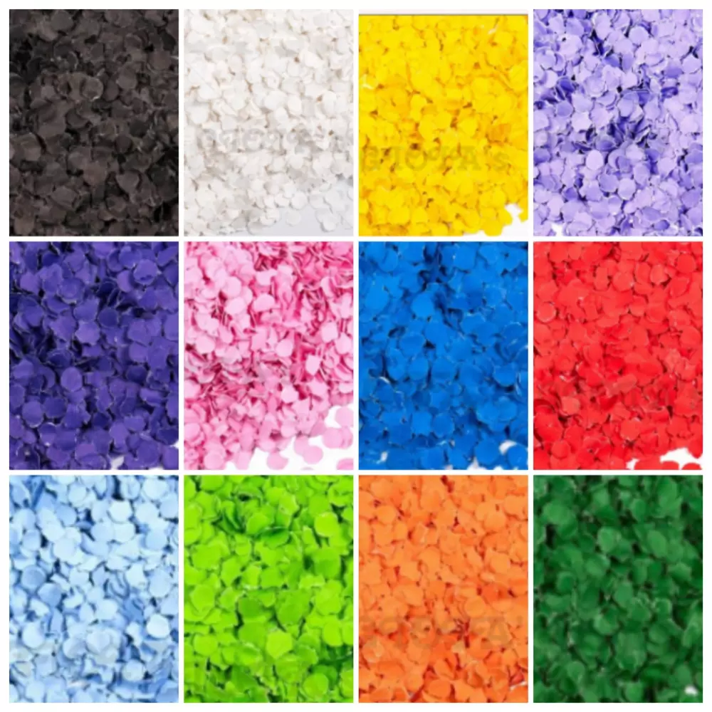 Confetti - 100gr - Diverse kleuren