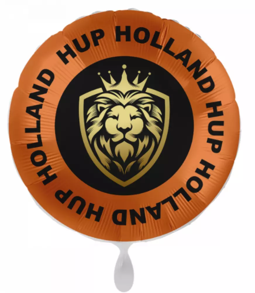 Hup Holland Hup' Folieballon - Vier Elk Doelpunt in Stijl!  43 cm / 17 inch