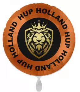 Folieballon - Hup Holland - 43 cm / 17 inch
