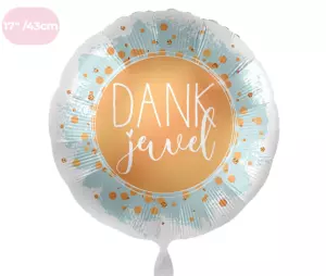 Folieballon - Dankjewel - 43 cm / 17 inch