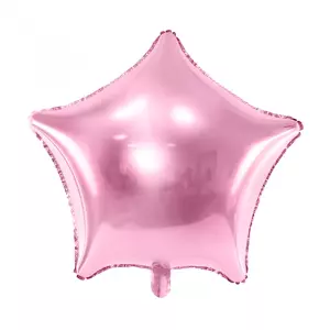 Folieballon - Roze ster - 48 cm / 19 inch