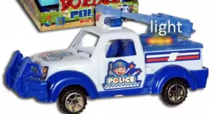Politieauto rijd echt met snoep