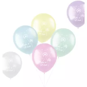 Make a Wish ballon 6-stuks