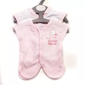 Prematuur (ziekenhuis) hemdjes roze 2 stuks voor baby's van 0,5 - 1 kg