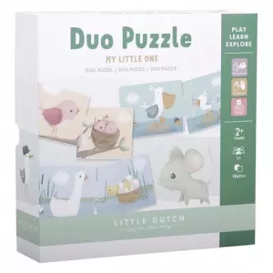 Duo Puzzel 10 stuks natuurplaatjes vanaf 2 jaar