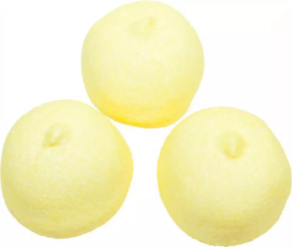 Gele Marshmallow Spekbollen - Banaansmaak - Perfect voor Traktaties en Decoraties! 5 stuks