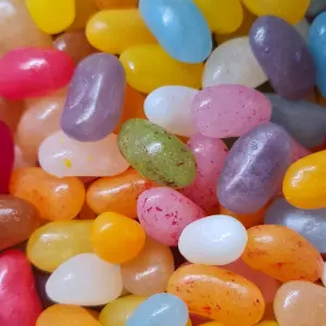 Jelly beans gekleurd  100 gram HALAL