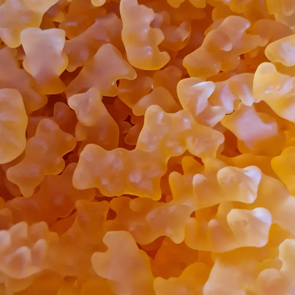 Jelly beertjes Oranje 100 gram HALAL Veggie