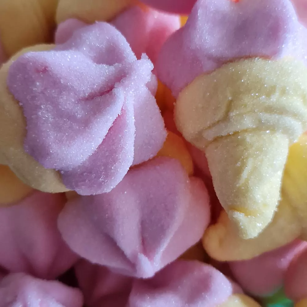 Marshmallow ijsjes Roze per stuk