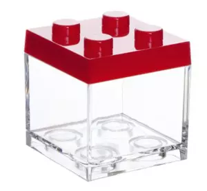 Lego traktatie kubus kleur Rood prijs per stuk