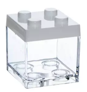 Lego traktatie kubus kleur wit prijs per stuk