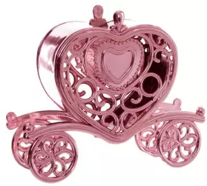 Roze Plexi Koets Traktatiebox – De Perfecte Betovering voor Elk Prinsessenfeestje!