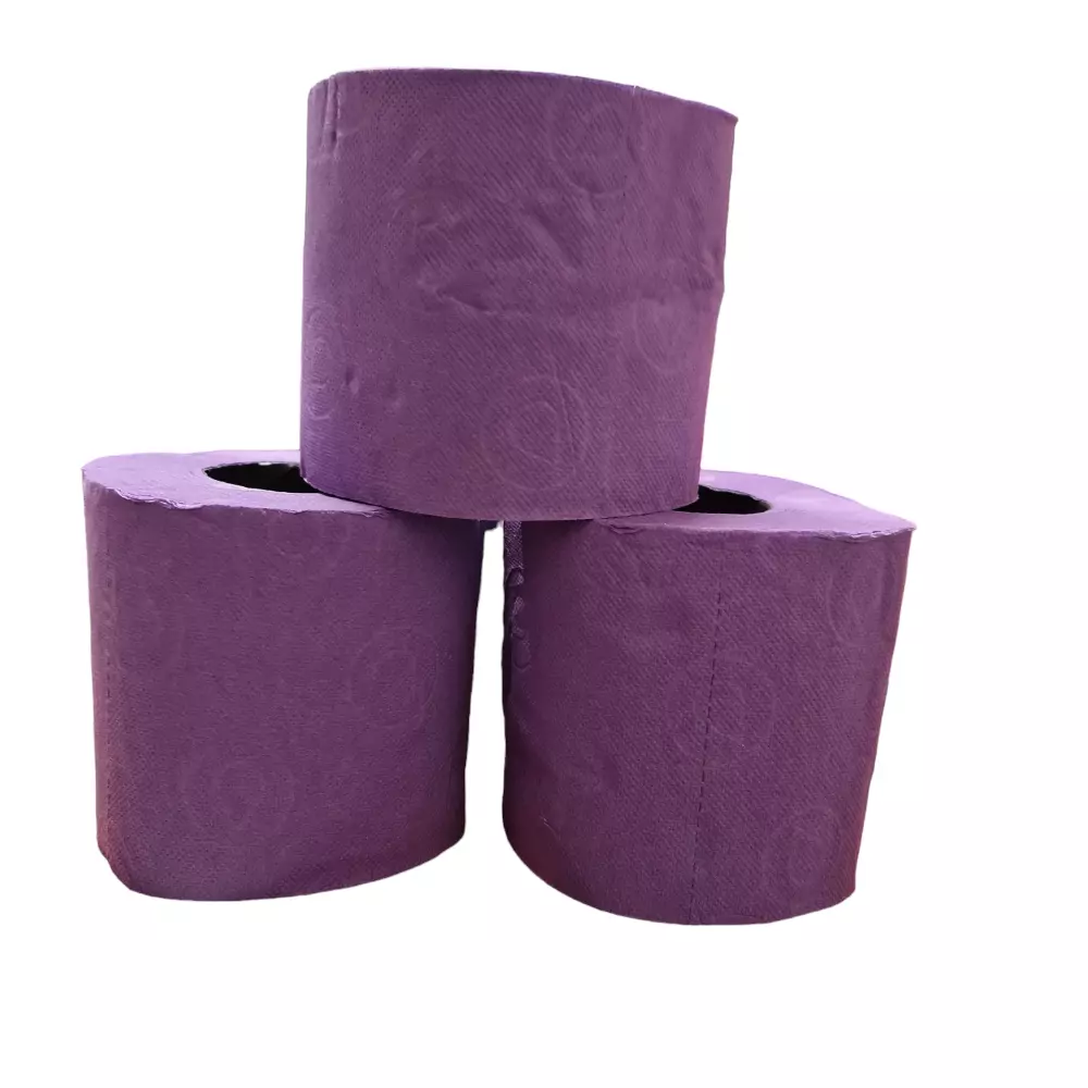 Paars Toiletpapier - Maak Elke Spoelbeurt Speciaal met Biologisch Afbreekbaar Comfort