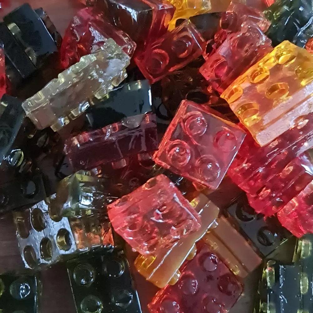 Lego jelly-snoepjes 150 gram