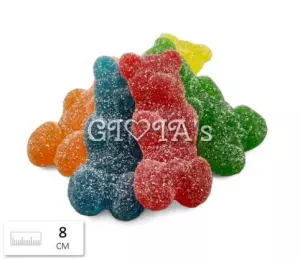XXl gesuikerde jelly beren in vrolijke kleuren prijs per stuk