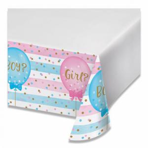 Gender Reveal tafelkleed 137x259