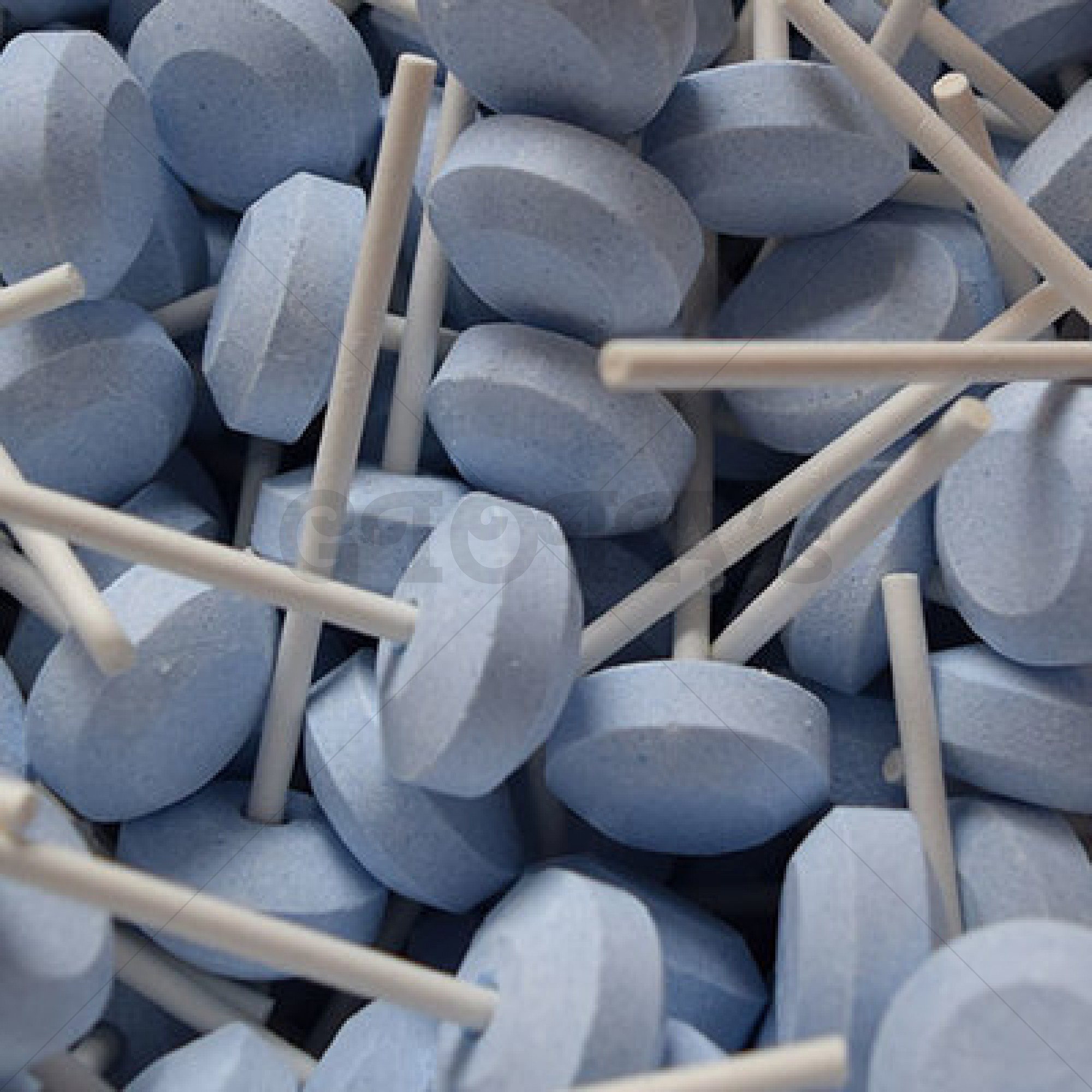 Themasnoep - Lolly dextrose blauw (prijs is per stuk)