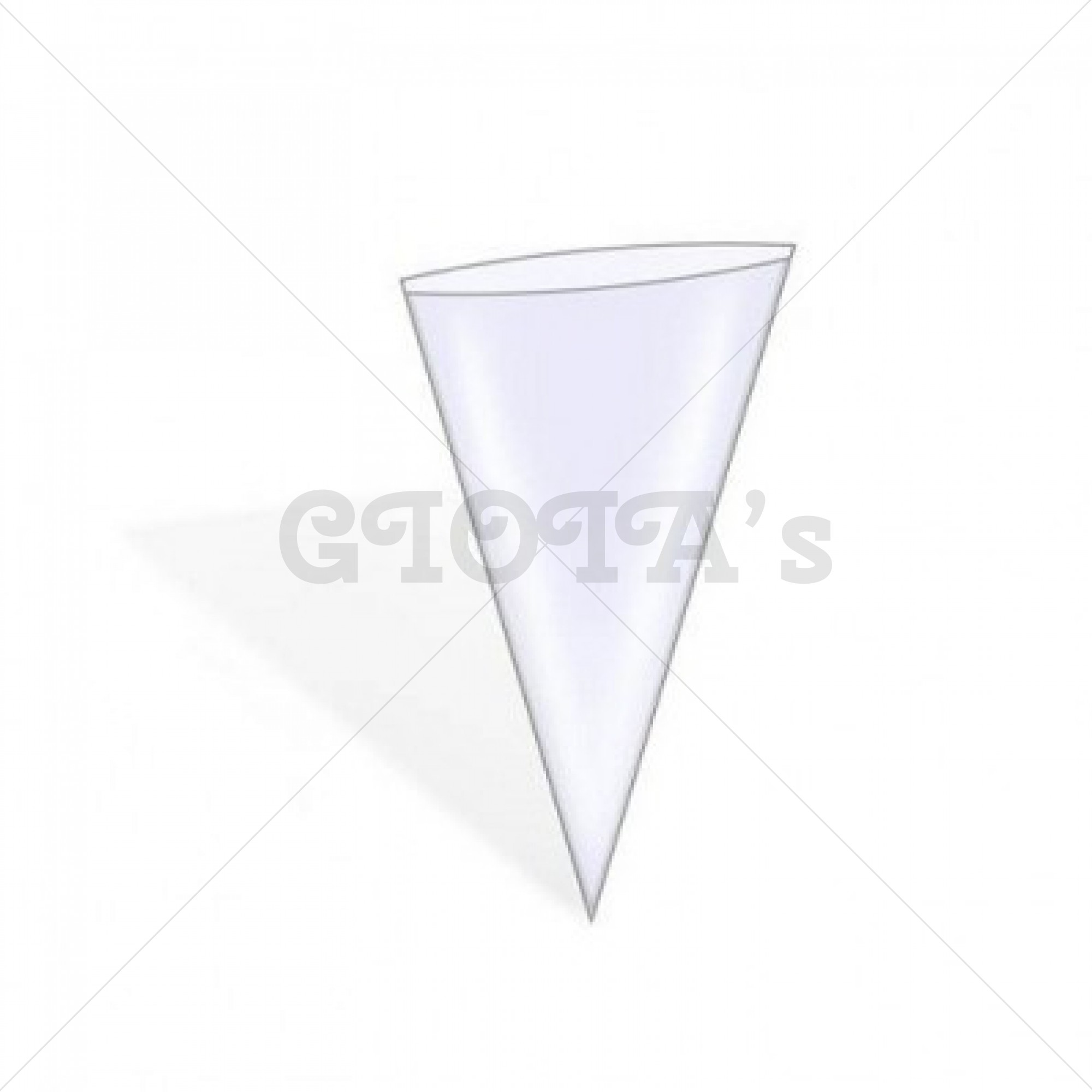Puntzak cellofaan transparant prijs is per stuk 180x370mm