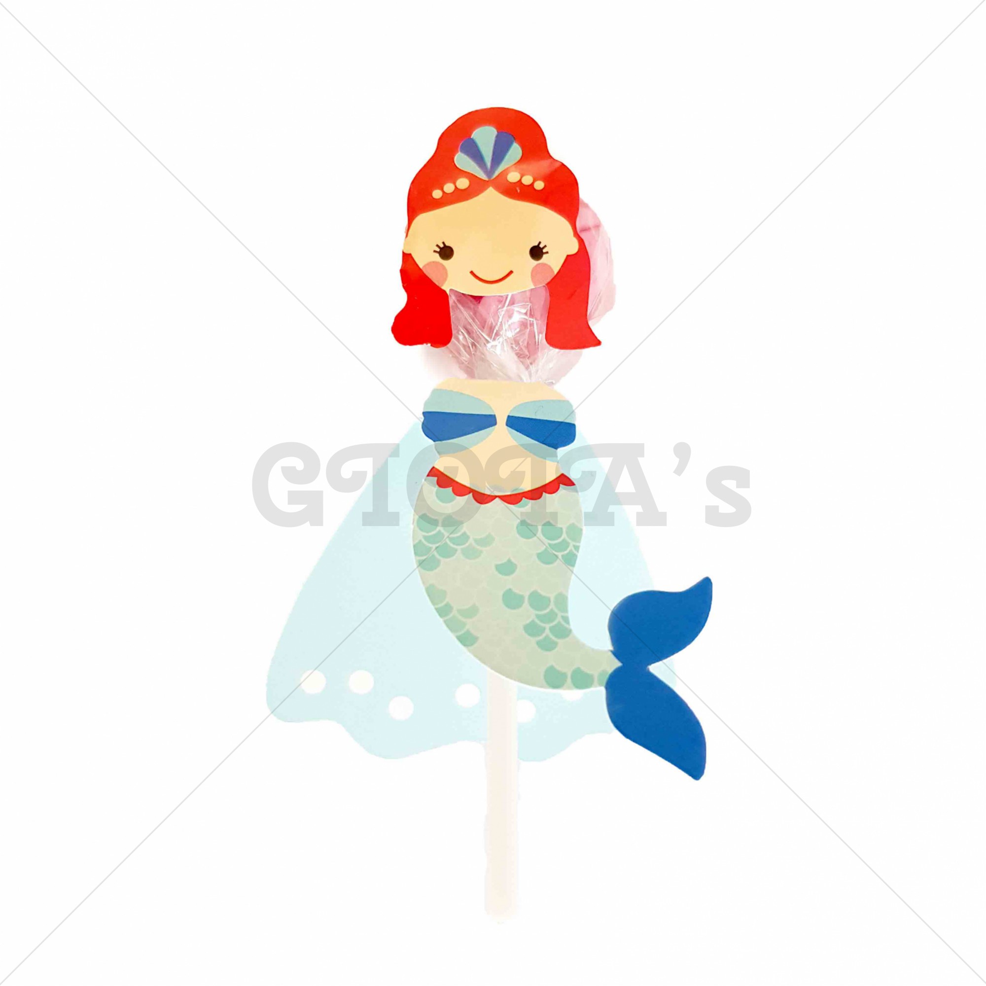 Traktatie Prinses Zeemeermin incl lolly