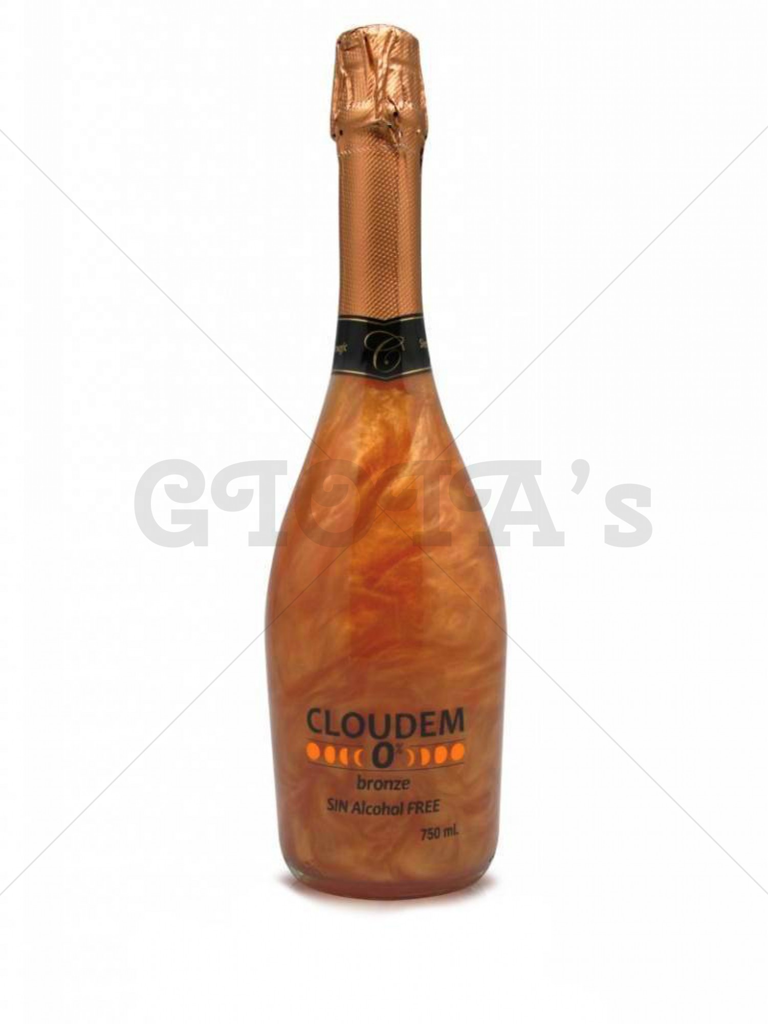 Cloudem brons kleur thema drank, babyshower drank, toost drank, onthulling-drank, feestdrank, alcoholvrije drank 750ml