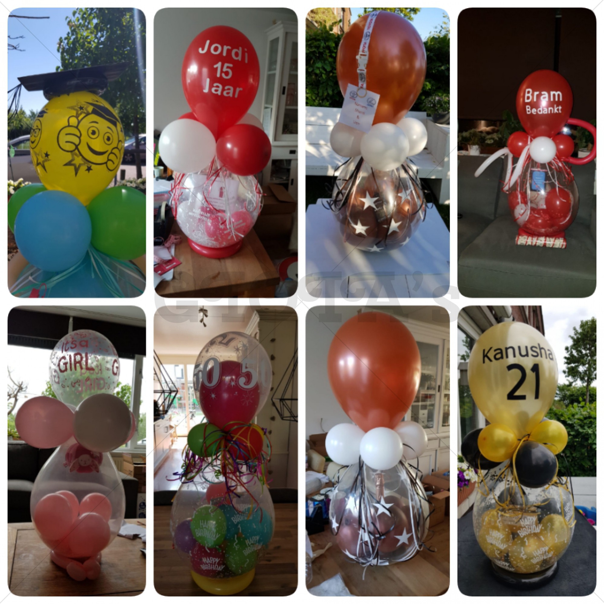 Ballon cadeau - gepersonaliseerd
