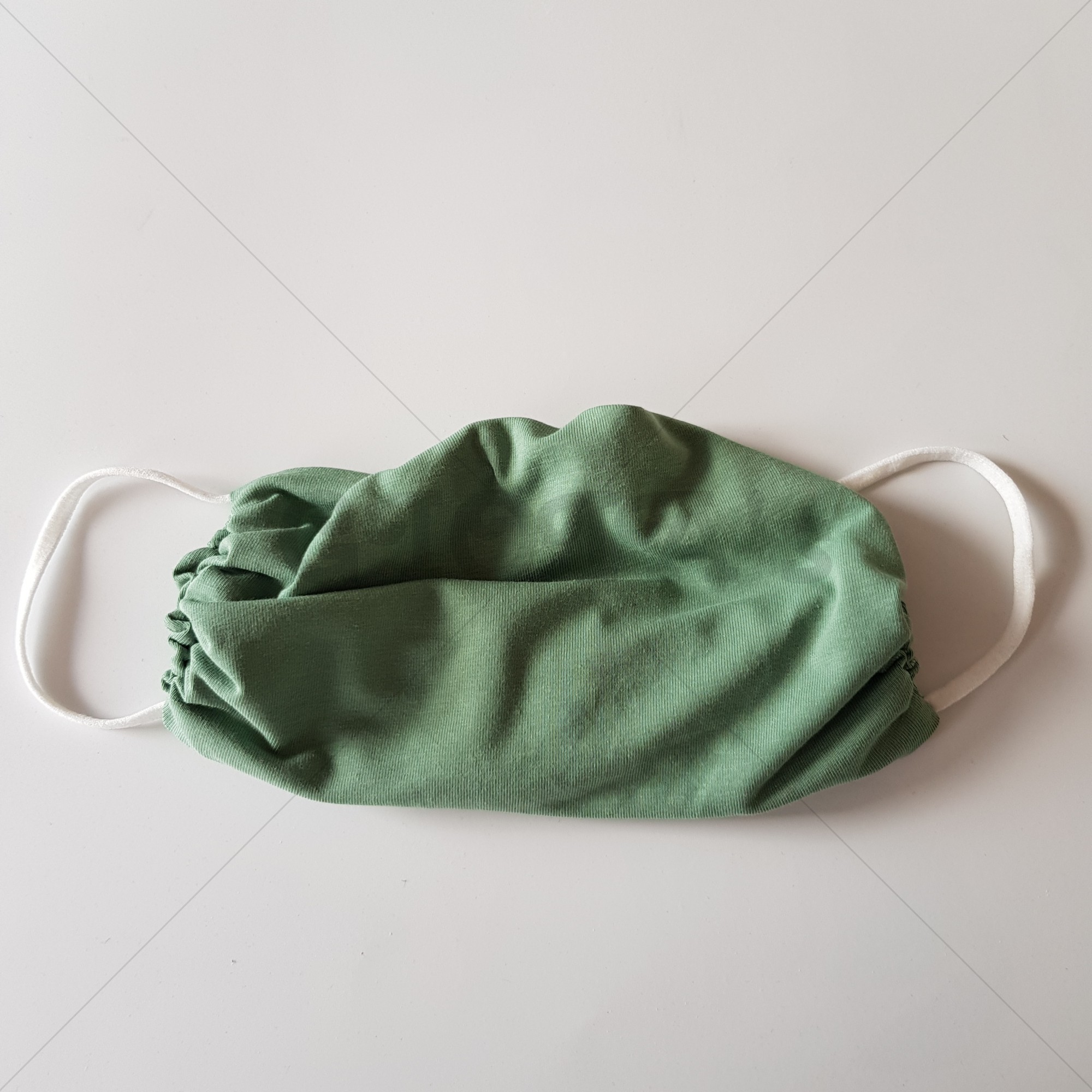 Handgemaakt mondkapje volwassen - Mint